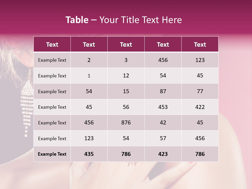 Finger Curl Cute PowerPoint Template