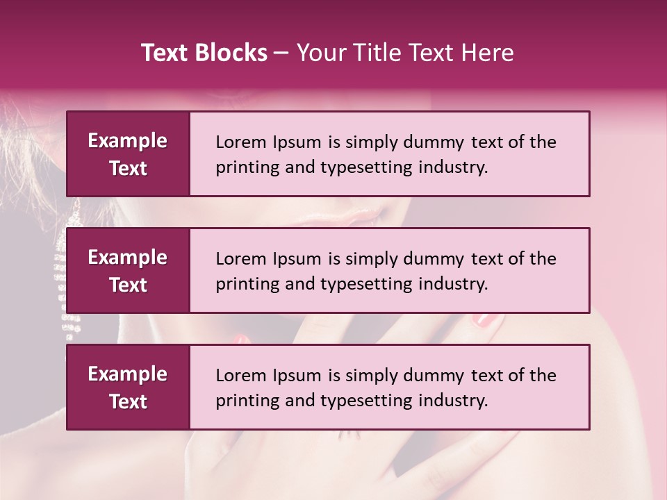 Finger Curl Cute PowerPoint Template