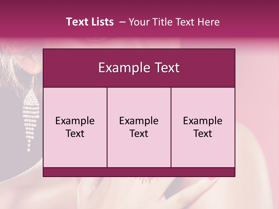 Finger Curl Cute PowerPoint Template