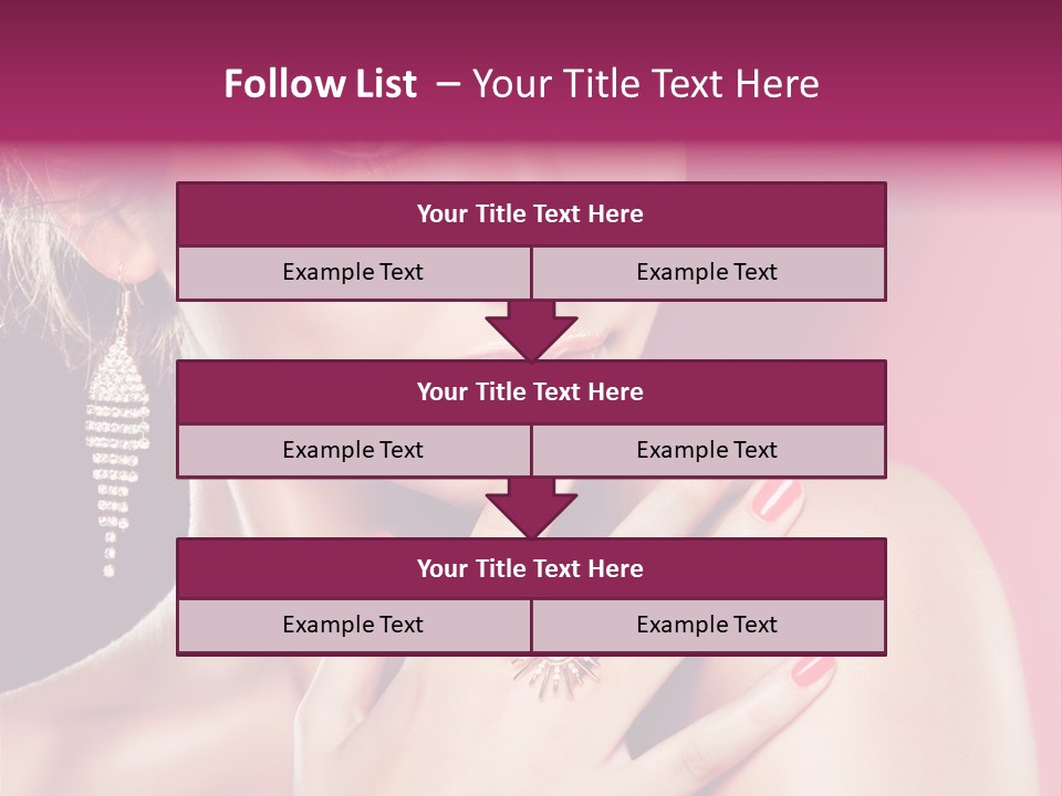 Finger Curl Cute PowerPoint Template