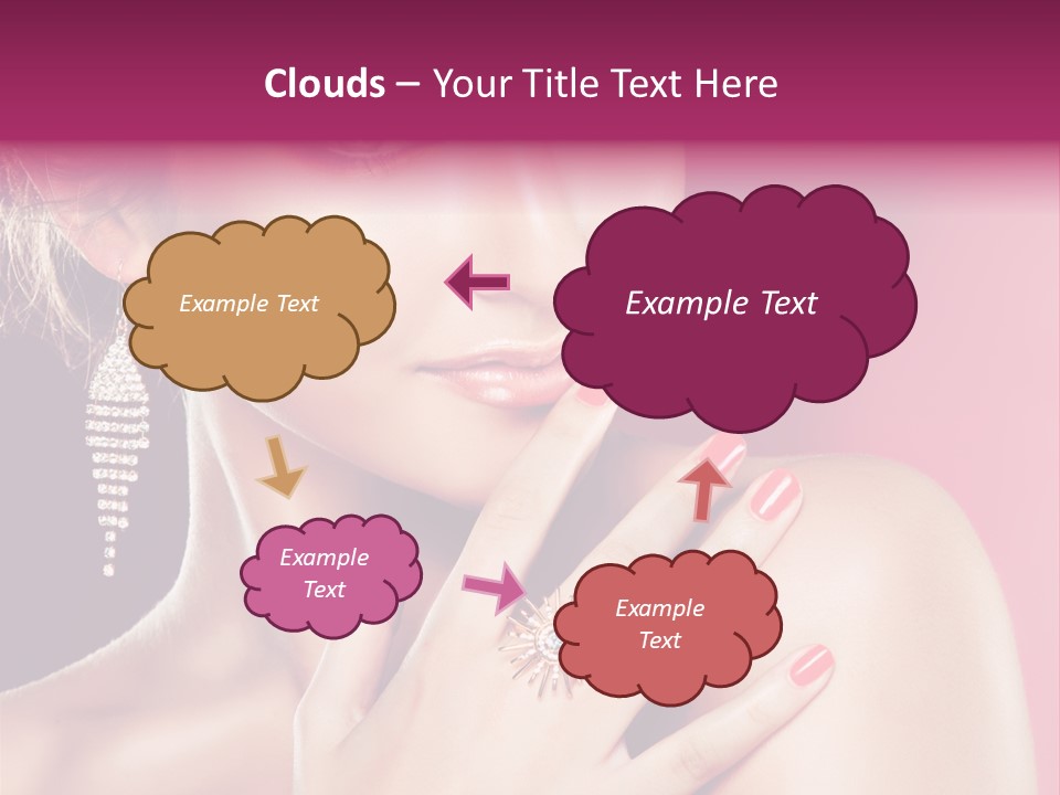 Finger Curl Cute PowerPoint Template