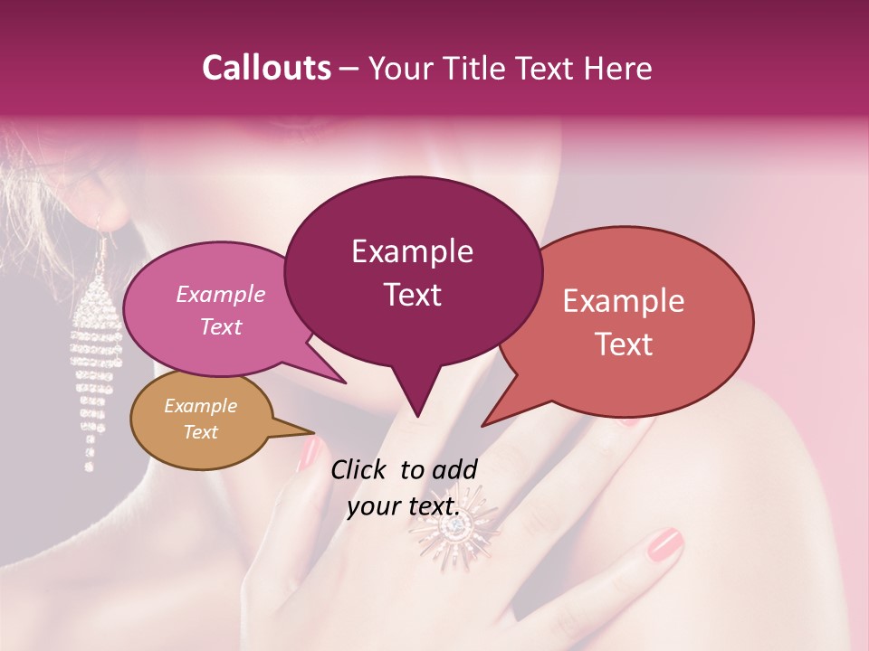 Finger Curl Cute PowerPoint Template