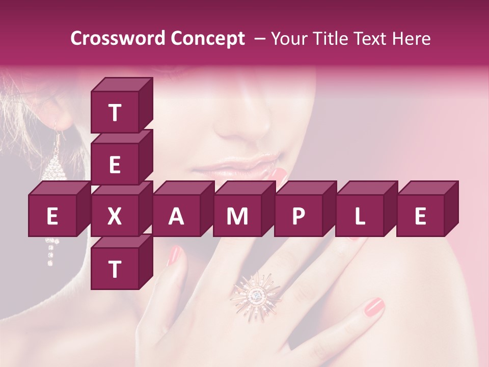 Finger Curl Cute PowerPoint Template