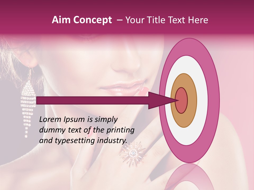 Finger Curl Cute PowerPoint Template