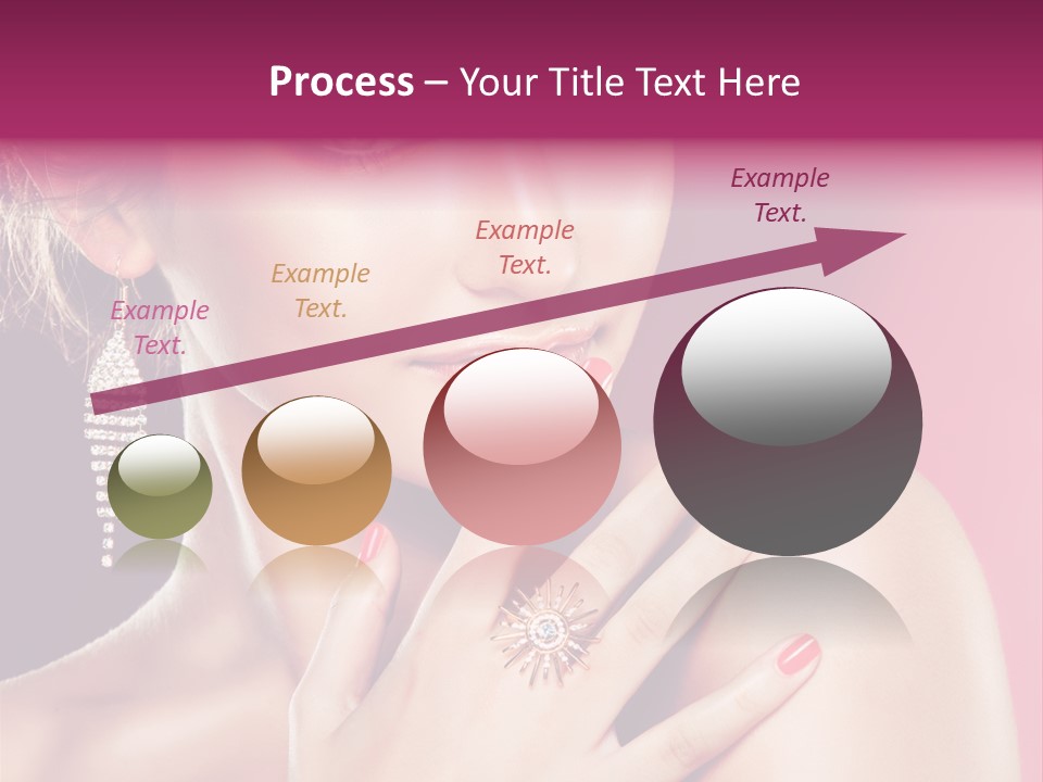 Finger Curl Cute PowerPoint Template