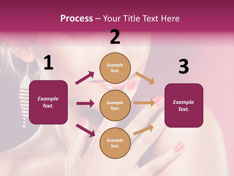Finger Curl Cute PowerPoint Template