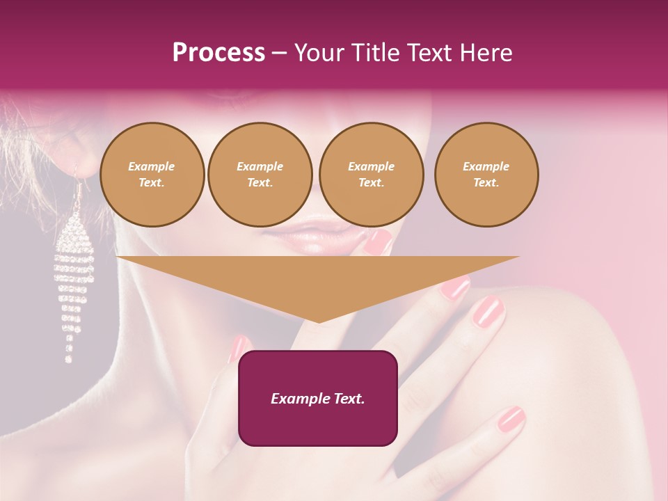 Finger Curl Cute PowerPoint Template