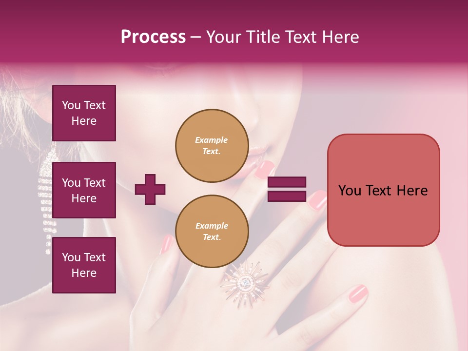 Finger Curl Cute PowerPoint Template
