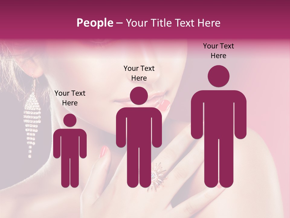 Finger Curl Cute PowerPoint Template