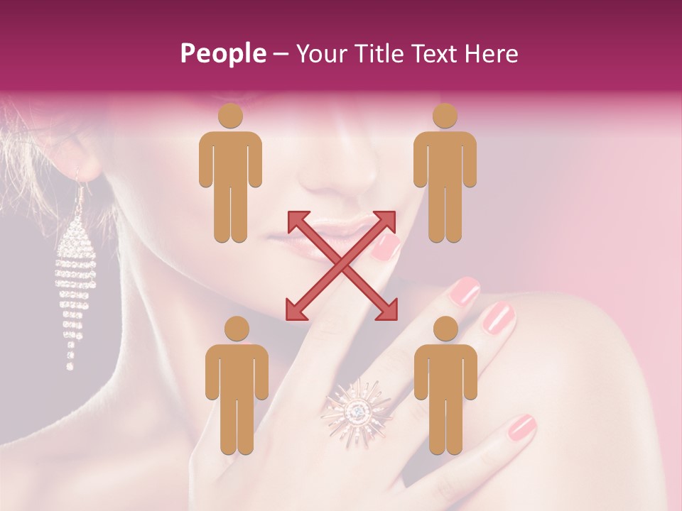 Finger Curl Cute PowerPoint Template