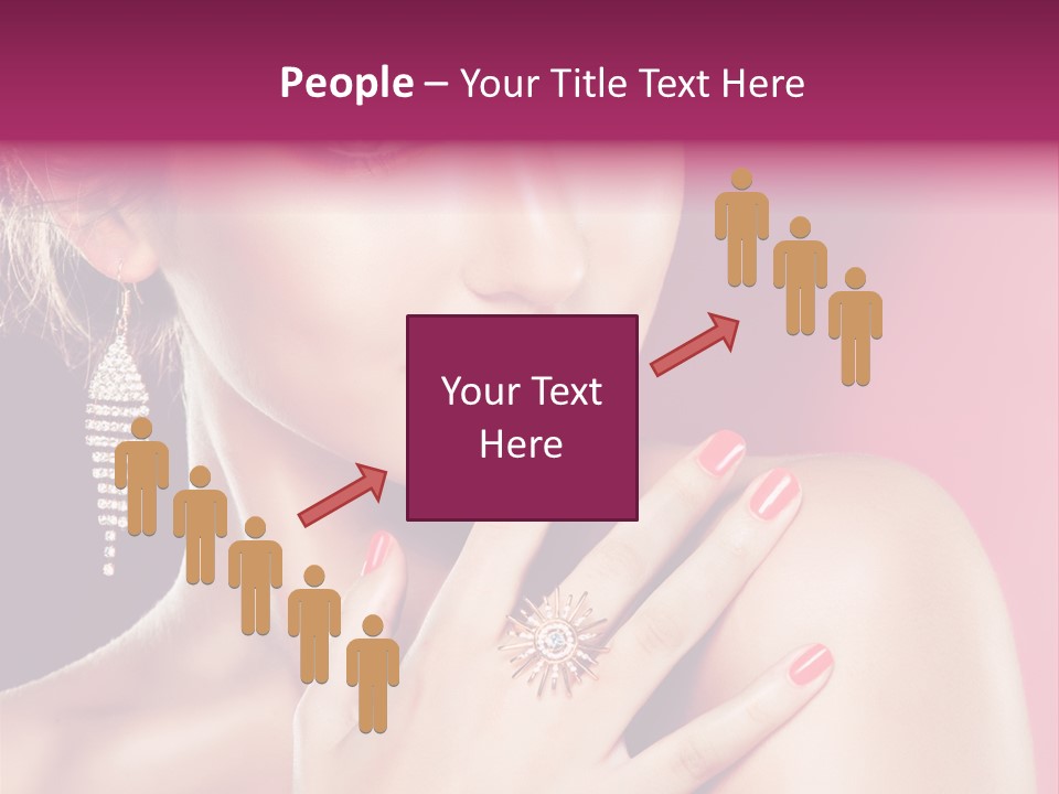 Finger Curl Cute PowerPoint Template