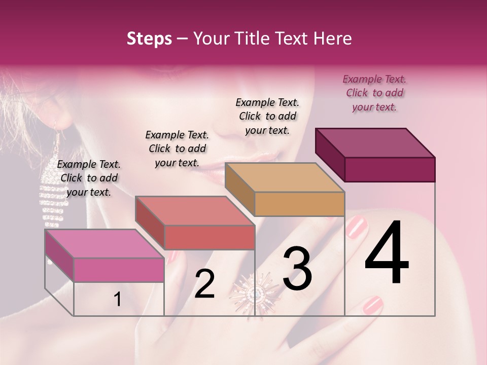 Finger Curl Cute PowerPoint Template