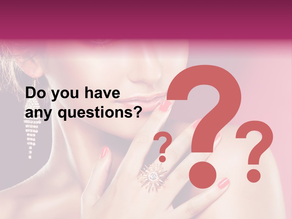 Finger Curl Cute PowerPoint Template