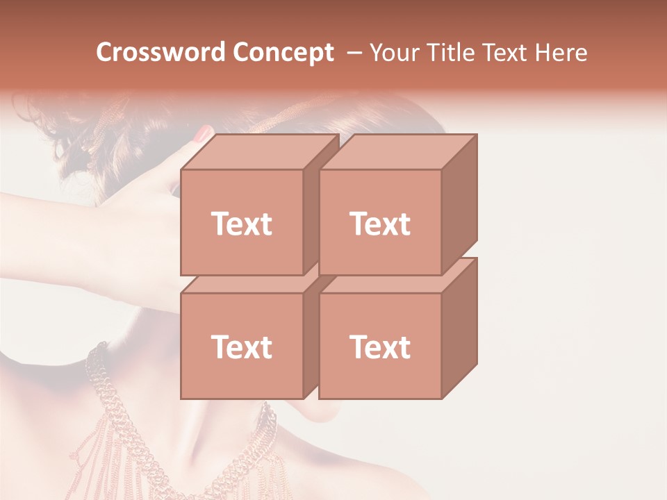 Skincare Glamour Female PowerPoint Template