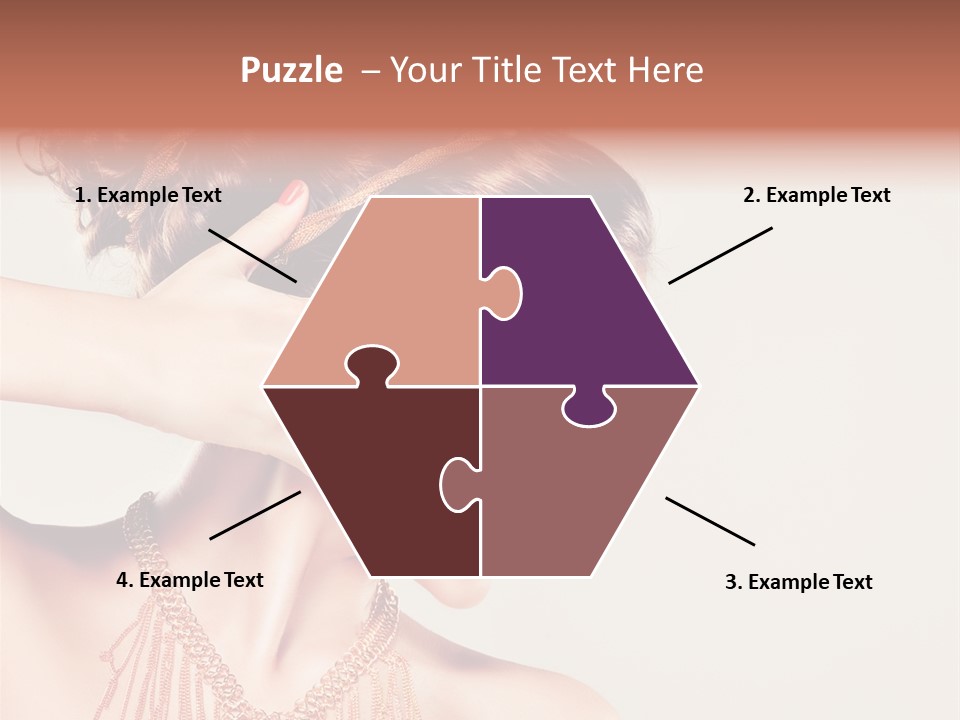 Skincare Glamour Female PowerPoint Template