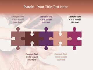 Skincare Glamour Female PowerPoint Template