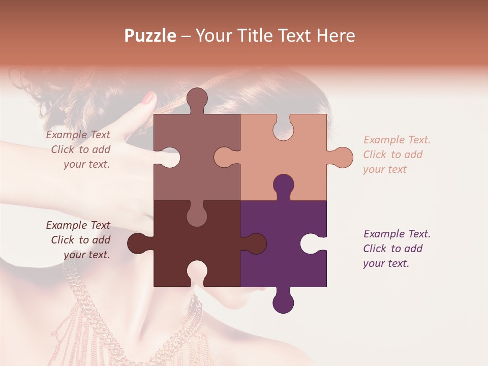 Skincare Glamour Female PowerPoint Template