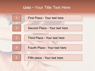 Skincare Glamour Female PowerPoint Template