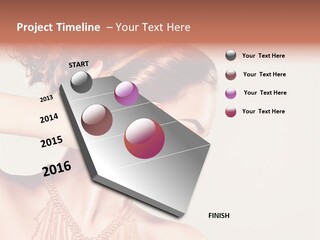 Skincare Glamour Female PowerPoint Template
