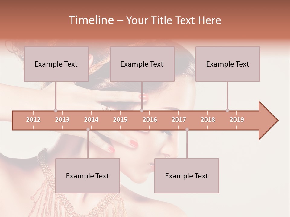Skincare Glamour Female PowerPoint Template