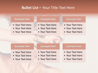 Skincare Glamour Female PowerPoint Template