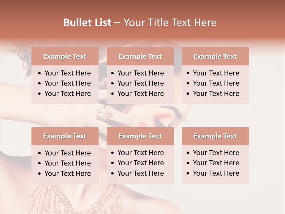 Skincare Glamour Female PowerPoint Template