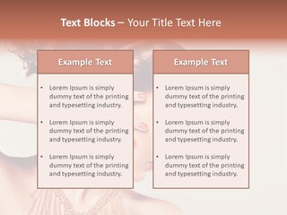 Skincare Glamour Female PowerPoint Template