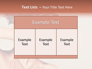 Skincare Glamour Female PowerPoint Template