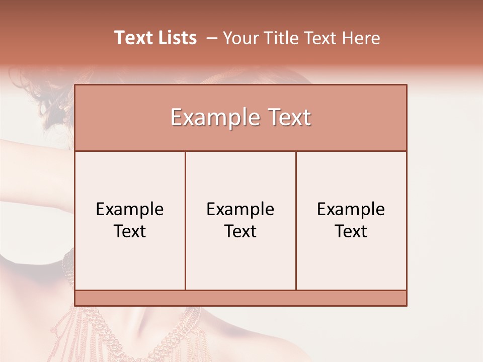 Skincare Glamour Female PowerPoint Template