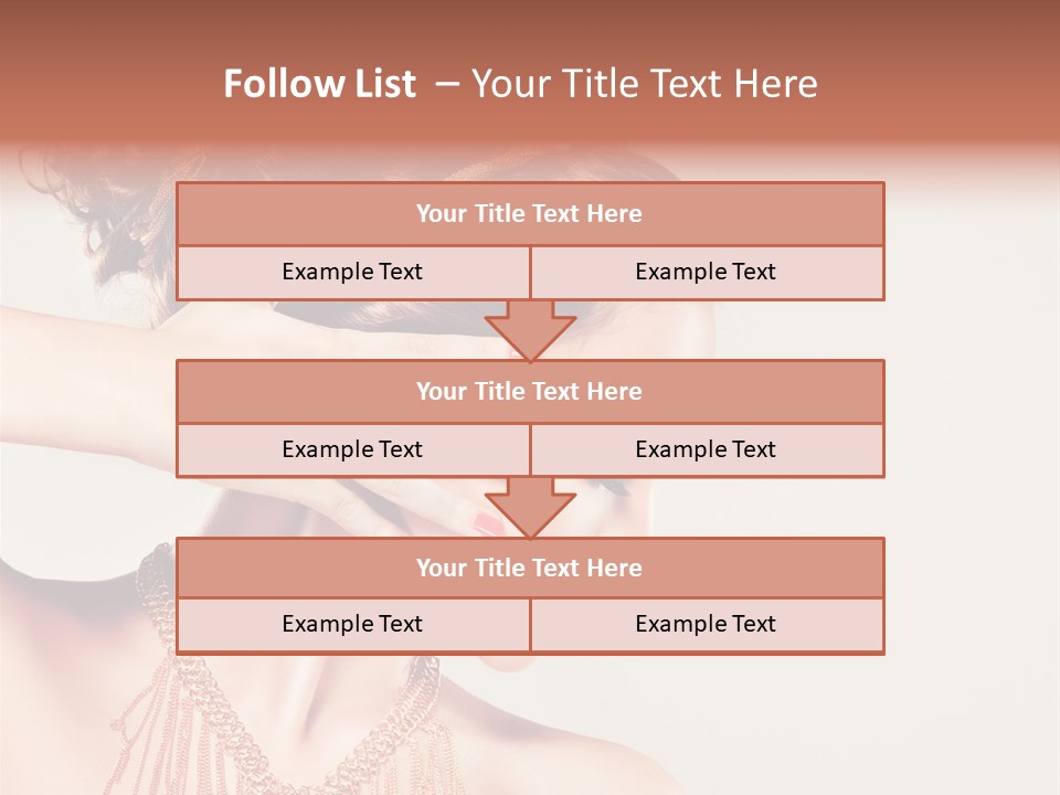 Skincare Glamour Female PowerPoint Template