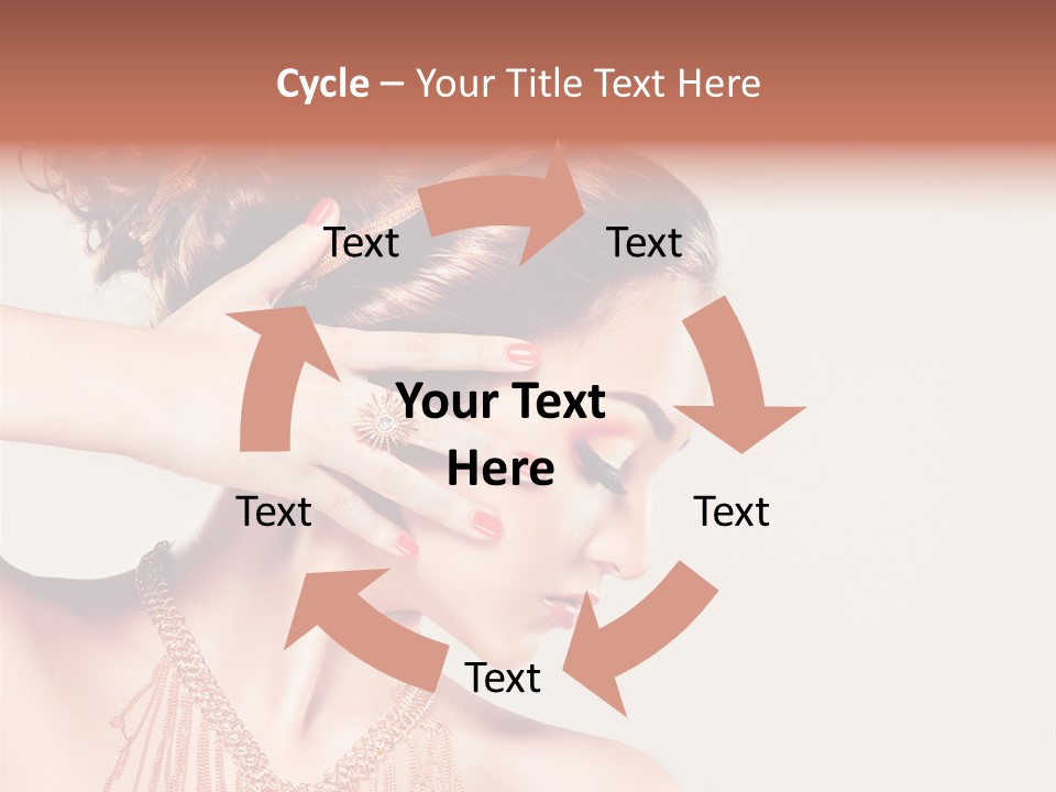 Skincare Glamour Female PowerPoint Template