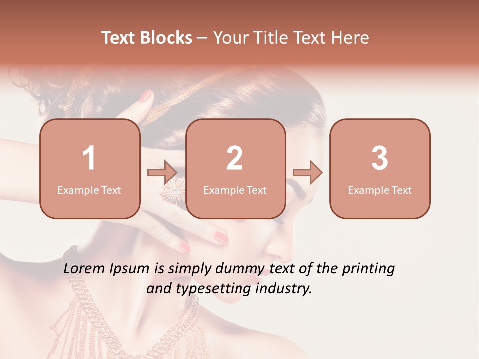 Skincare Glamour Female PowerPoint Template