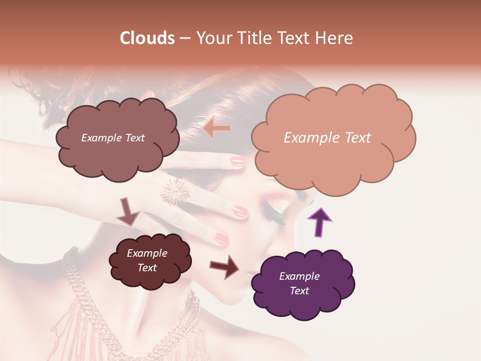 Skincare Glamour Female PowerPoint Template