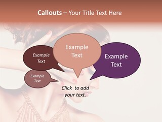 Skincare Glamour Female PowerPoint Template