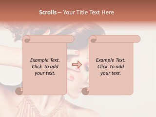 Skincare Glamour Female PowerPoint Template