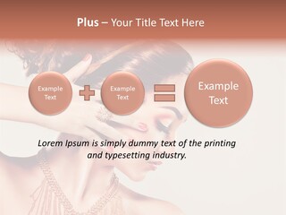 Skincare Glamour Female PowerPoint Template
