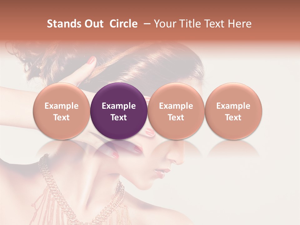 Skincare Glamour Female PowerPoint Template
