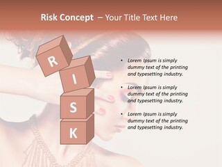 Skincare Glamour Female PowerPoint Template