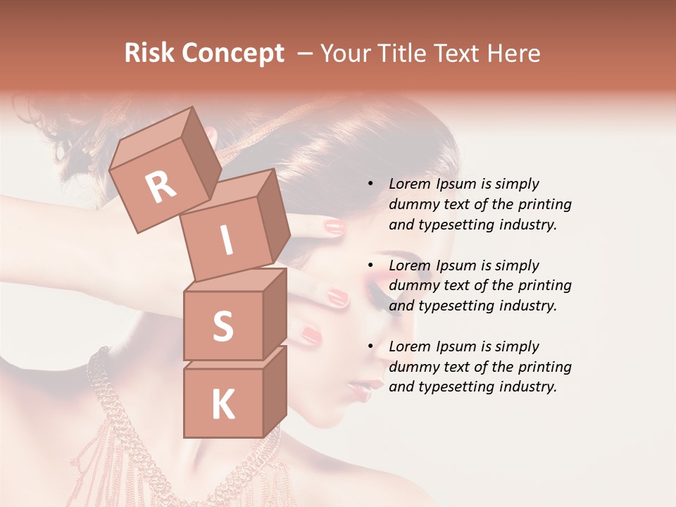 Skincare Glamour Female PowerPoint Template