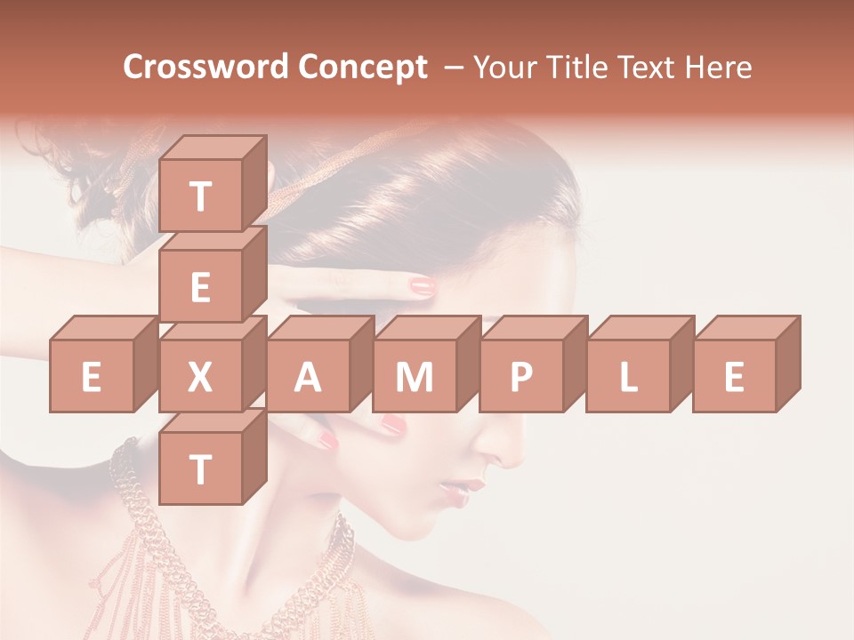 Skincare Glamour Female PowerPoint Template