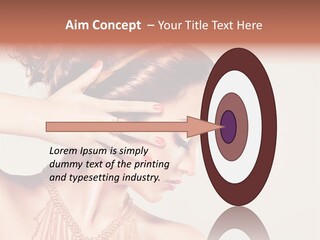 Skincare Glamour Female PowerPoint Template