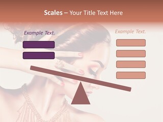 Skincare Glamour Female PowerPoint Template