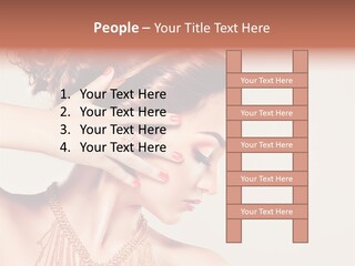 Skincare Glamour Female PowerPoint Template