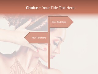 Skincare Glamour Female PowerPoint Template