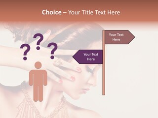 Skincare Glamour Female PowerPoint Template
