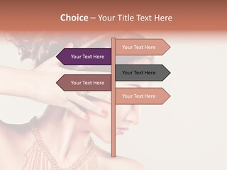 Skincare Glamour Female PowerPoint Template