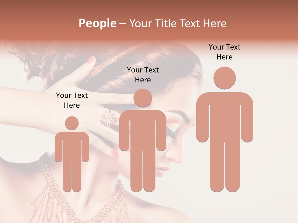 Skincare Glamour Female PowerPoint Template