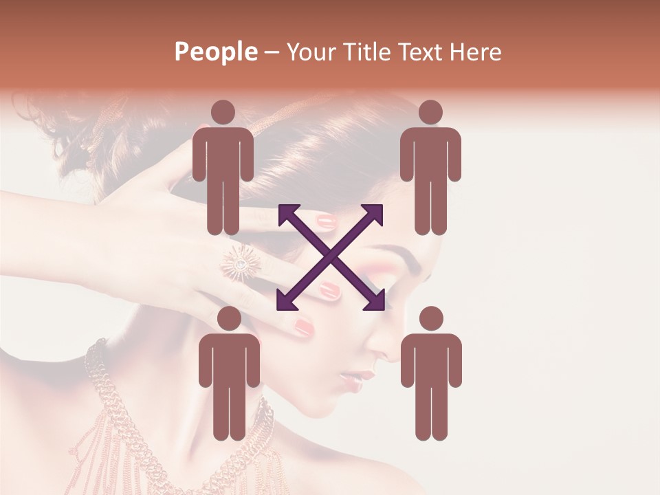 Skincare Glamour Female PowerPoint Template