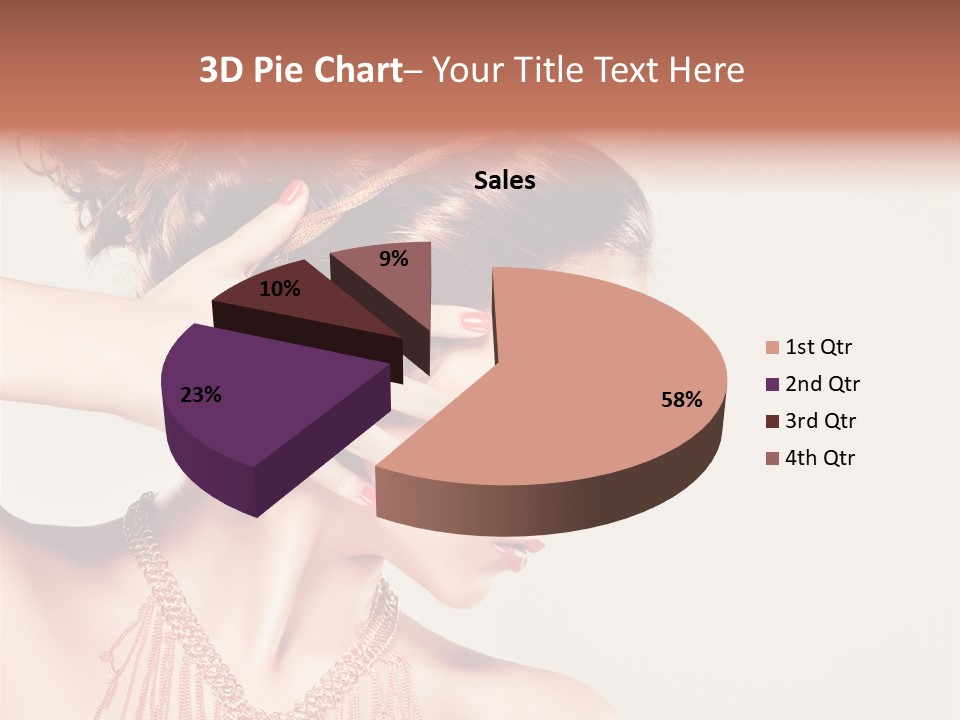 Skincare Glamour Female PowerPoint Template