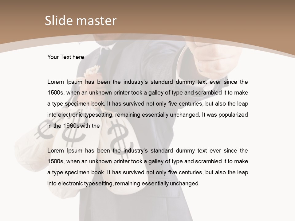 Criminal Bandit Mask PowerPoint Template